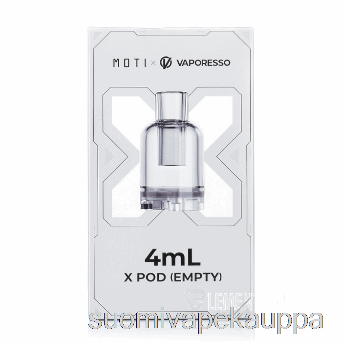 Vape Kauppa Vaporesso X Minikorvauskapselit 4ml X Minikapselit